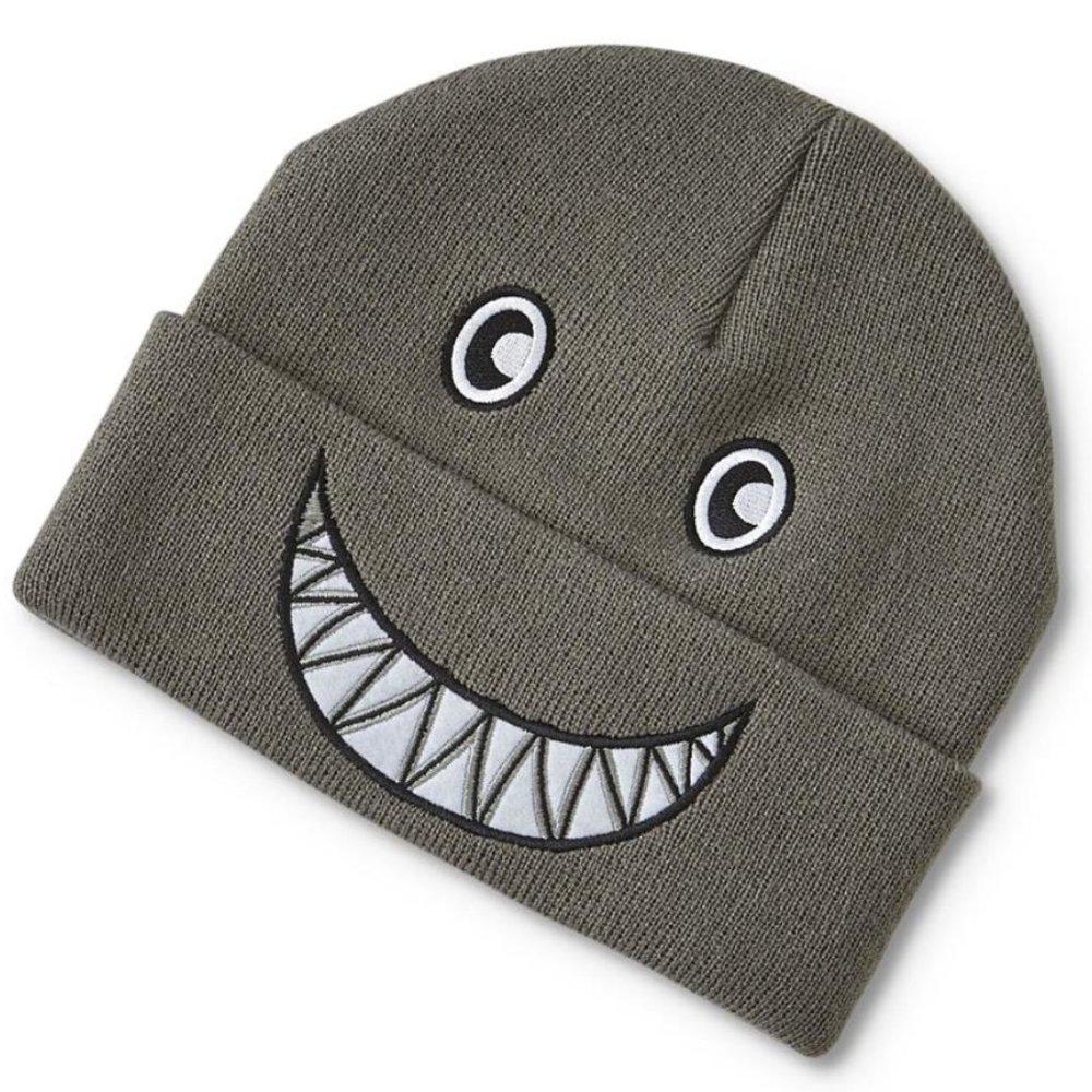 ✨$7 w/ $15+ BUNDLE✨ New Boy Gray Shark Knit Beanie Winter Cap Hat